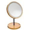 Image de Miroir de salle de bain "led bambou" 31cm naturel