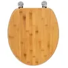 Image de FIVE Simply Smart - Abattant WC Design "Bambou" 37x45cm Naturel