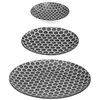 Image de Secret de Gourmet - Service de Table 18 Pièces "Bohemia Rond" 27cm Noir