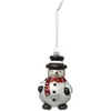 Image de Fééric Lights and Christmas - Sujet de Noël Bonhomme de Neige "Soir" 10cm Blanc