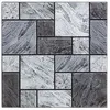 Image de Atmosphera - 2 Stickers carrelage Mur - Noir