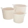 Image de Atmosphera for Kids - Lot de 3 Paniers de Rangement "Lurex" 24cm Naturel