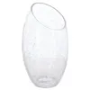 Image de Vase en verre - H. 23 cm - Effet craquelé