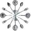 Image de Atmosphera - Pendule Ustensiles - Diam. 38 cm - Argent