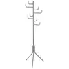 Image de B Basic & Co - Porte-Manteaux 8 Crochets "Métal" 170cm Gris