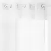 Image de Atmosphera - Voilage Moly - 135 x 240 cm - Blanc - Moly