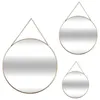 Image de Atmosphera Créateur d'intérieur - Lot de 3 Miroirs Métal Ronds 29cm Or