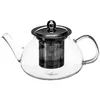 Image de Secret de Gourmet - Théière en Verre "Bec" 21cm Argent