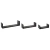 Image de FIVE Simply Smart - Lot de 3 Étagères Murales "Bord" 42cm Noir