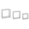 Image de FIVE Simply Smart - Lot de 3 Étagères Murales "Cube" 25cm Blanc