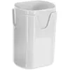 Image de Secret de Gourmet Tasse à frire en polypropylène, Râpe, Blanc