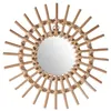 Image de Atmosphera Créateur d'intérieur - Miroir Mural "Rotin" 30cm Naturel