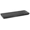 Image de plat rectangle métal fond amovible 35x11cm - jja 146646