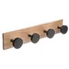 Image de FIVE Simply Smart - Patère en Bois "4 Têtes" 40cm Noir