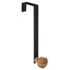 Image de FIVE Simply Smart - Patère en Métal & Bambou 1 Tête 16cm Noir