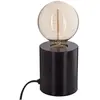 Image de Atmosphera, Lampe de table, Lampe de table noire ø9x10.5cm e27 (E27)