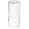 Image de Atmosphera Créateur d'intérieur - Vase Cylindrique Effet Marbre "Sao" 20cm Blanc