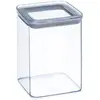 Image de 5Five Boîte de rangement carrée 1000 ml, Boîte de conservation, Transparent