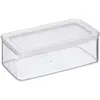 Image de 5Five Pojemnik na produkty spo ywcze, prostok tny, 1000 ml, Boîte de conservation, Blanc
