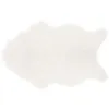 Image de Atmosphera Kids - Tapis imitiation fourrure enfant Douceur - L. 60 x l. 90 cm - Blanc - Douceur