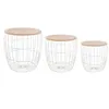 Image de Table basse Atomic lot de 3 blanc Atmosphera