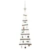 Image de Sapin murale en bois - L 27 cm x H 75 cm - Marron