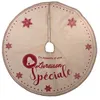 Image de Fééric Lights and Christmas - Tapis pour Sapin Jute "Vintage" 90cm Naturel