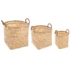 Image de Atmosphera Créateur d'intérieur - Lot de 3 Paniers de Rangement "Bambou" 35cm Naturel