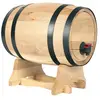 Image de Tonneau à vin - Distributeur de vin - 5.5 Litres - Avec robinet et support