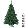Image de Sapin de Noël 150 cm vert Majestic pommes de pin