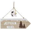 Image de Fééric Lights and Christmas - Pancarte Murale Joyeux Noël Glacé 31cm Naturel