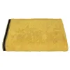 Image de Atmosphera - Drap de bain Joia avec liseré 150x100 cm - Jaune Ocre et Noir - Joia