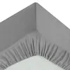 Image de Atmosphera Créateur d'intérieur - Drap Housse "Intérieur" 90x190cm Gris