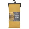 Image de Atmosphera - Drap Housse bonnet 30 cm 100% coton 2 Places 140x190 cm - Jaune Ocre - CARINA