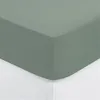 Image de Atmosphera - Drap housse 2 personnes - 100% Coton - 140 x 190 cm - Celadon