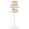 Image de Atmosphera Kids - Porte-manteau pancarte pour enfant - Hauteur 114 cm - Blanc et beige
