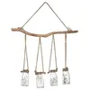 Image de Atmosphera Créateur d'intérieur - Suspension Murale "4 Fleurs Séchées" 53cm Naturel