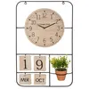 Image de Horloge H52 Camille calendrier et plante art Atmosphera