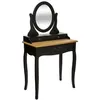Image de Coiffeuse noire 3 tiroirs Chrysa Atmosphera