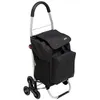 Image de FIVE Simply Smart - Chariot de Marché 3 Roues "Pliable" 100cm Noir