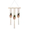 Image de Atmosphera Créateur d'intérieur - Lot de 3 Plantes Suspendues "Hacienda" 68cm Ivoire