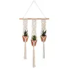 Image de Atmosphera, Plantes artificielles, Plante x3 Suspension Terra Haci H75, blanc ivoire (8 cm)