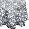 Image de Atmosphera Créateur d'intérieur - Nappe Antitache Imprimée "Palmier" 180cm Gris