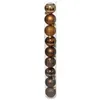 Image de Fééric Lights and Christmas - Lot de 9 Boules de Noël Colorama 6cm Bronze