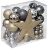 Image de Féérie Lights & Christmas - Kit de décoration pour sapin de Noël - 44 Pièces - Thème paillettes
