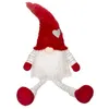 Image de Fééric Lights and Christmas - Père Noël Scandinave "Soir" 64cm Rouge & Blanc