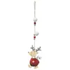 Image de Fééric Lights and Christmas - Sujet de Noël Renne "Étoile" 35cm Rouge & Beige
