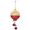 Image de Fééric Lights and Christmas - Sujet de Noël Boule "Étoile" 33cm Rouge & Beige