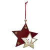 Image de Fééric Lights and Christmas - Sujet de Noël Étoiles "Héritage" 20cm Rouge & Or