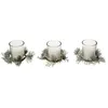 Image de Fééric Lights and Christmas - Lot de 3 Bougies Parfumées "Feuilles" 180g Grenade Noire